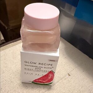 GLOW RECIPE Mini Watermelon Glow AHA Night Treatment 25ml NEW